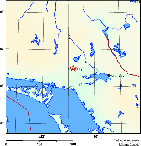 Map of Earthquake Area