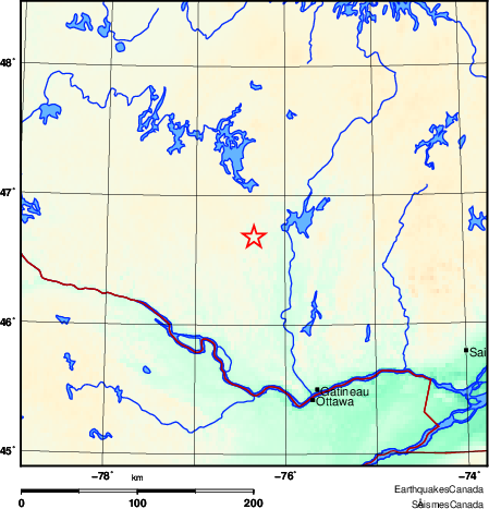 Map of Earthquake Area