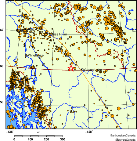 Map of earthquakes magnitude 2.0 and larger, 2000 - present
