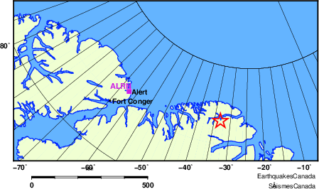 Map of Regional Seismographs