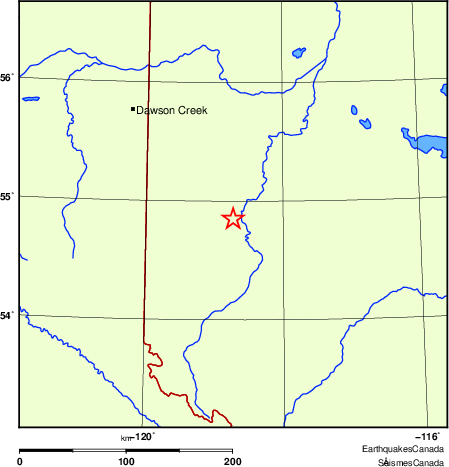 Map of Regional Seismographs