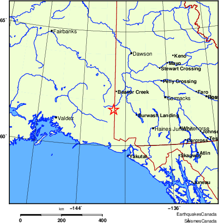 Map of Earthquake Localities