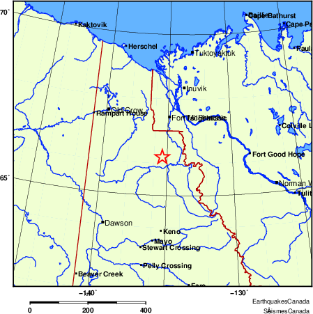 Map of Earthquake Localities