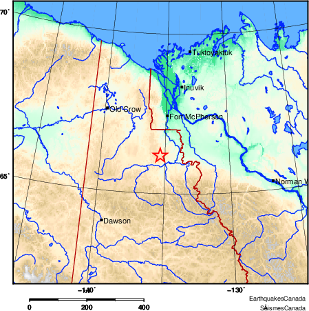 Map of Earthquake Area
