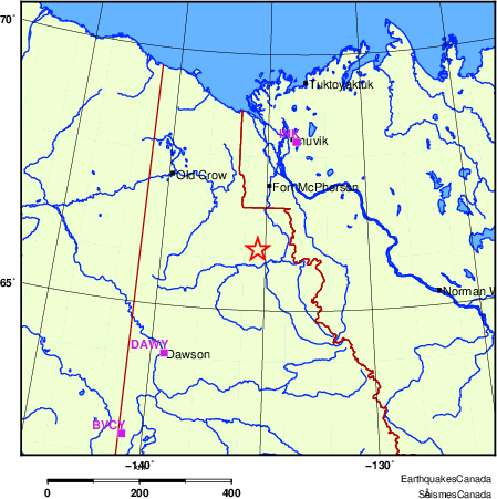 Map of Regional Seismographs