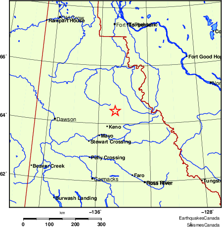 Map of Earthquake Localities