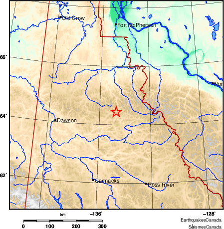 Map of Earthquake Area