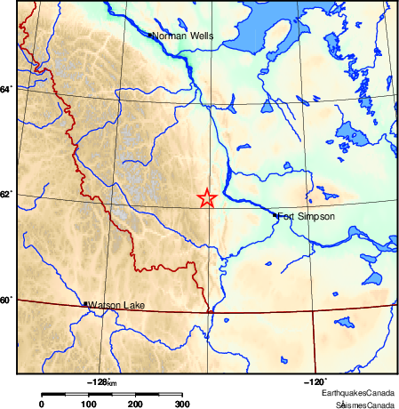 Map of Earthquake Area