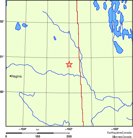 Map of historical earthquakes magnitude 5.0 and larger. Details in the data table below