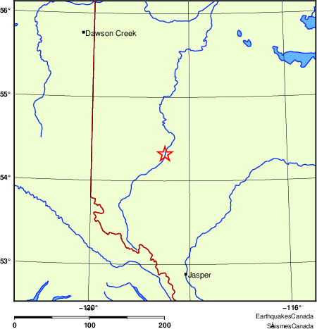 Map of Regional Seismographs