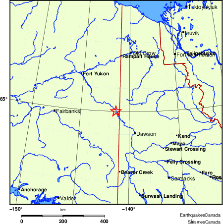 Map of Earthquake Localities