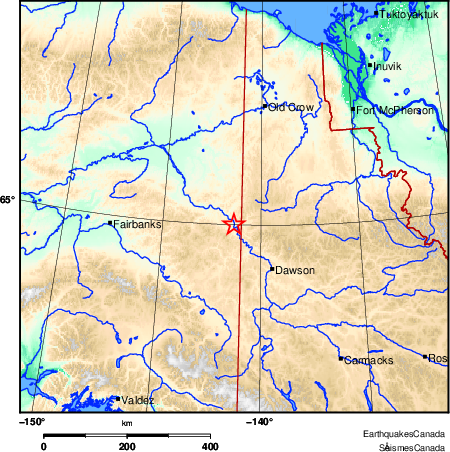 Map of Earthquake Area