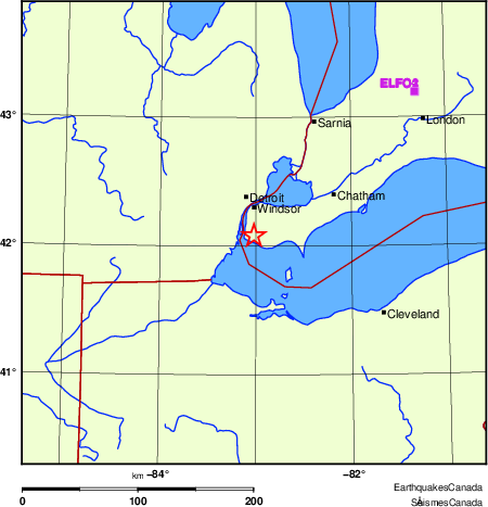 Map of Regional Seismographs