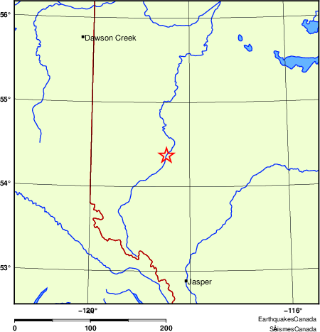 Map of Regional Seismographs