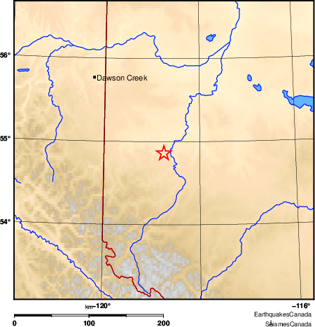Map of Earthquake Area